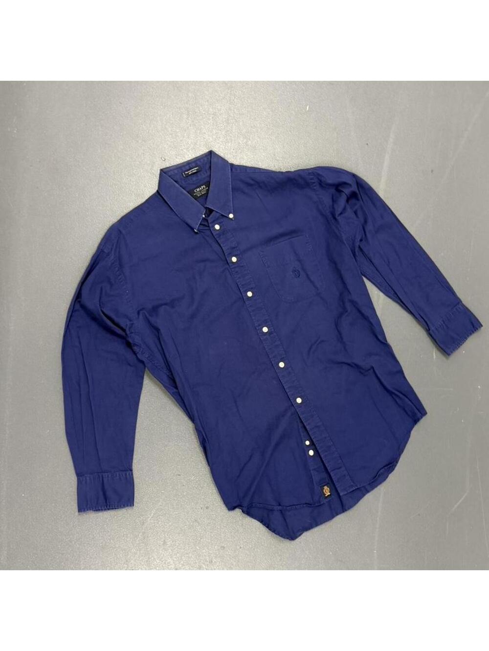 Ralph Lauren Men's Navy and Blue Shirt